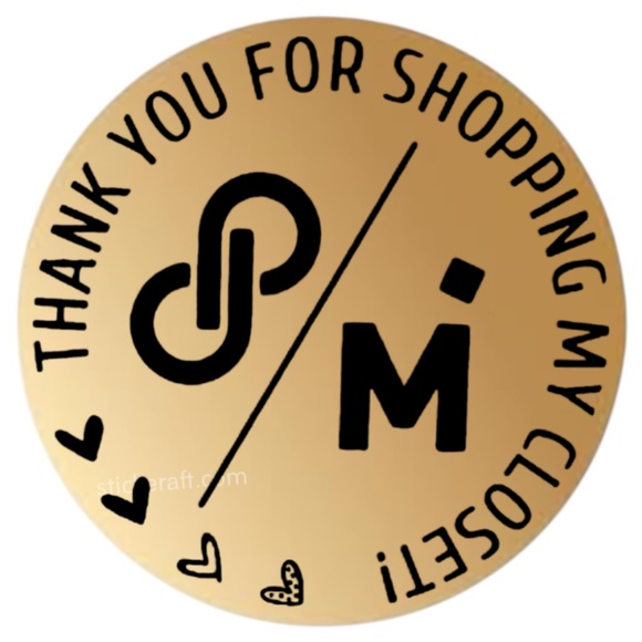 Dual Thank You sticker for small business Poshmark and Mer | packaging supplies - Picture 13 of 15